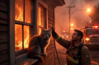 Хвостатый заложник огня: как мы спасали любимую кошку из пламени и чему это нас научило