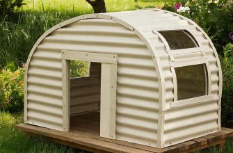 Стальной купол для пушистого императора: как арочный профнастил превращает обычный домик в архитектурный шедевр